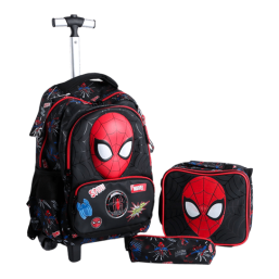 16 Inch Trolley Bag 3 Pcs Set - Spiderman